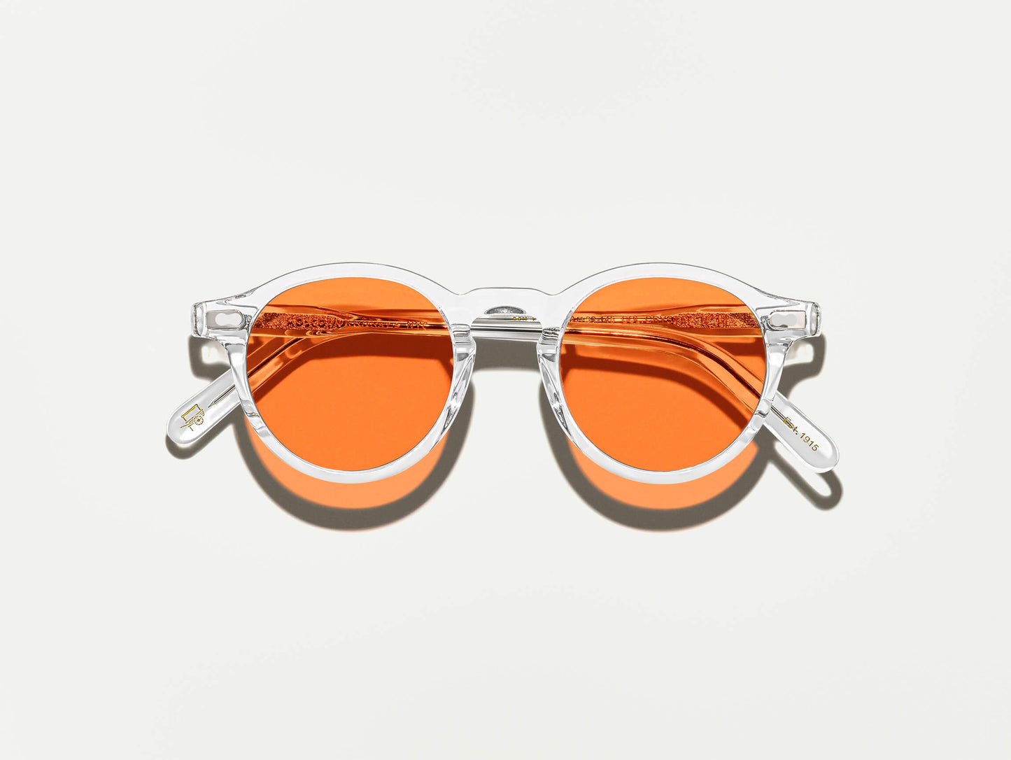 Moscot Miltzen Crystal With Custom Made Tints Sunglasses