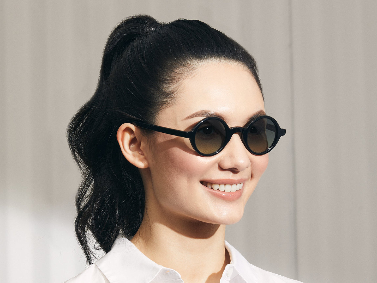 Moscot Zolman Black With Custom Made Tints Sunglasses