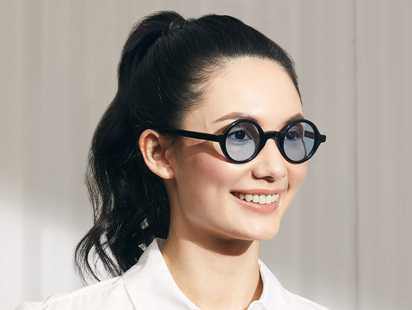 Moscot Zolman Black With Custom Made Tints Sunglasses