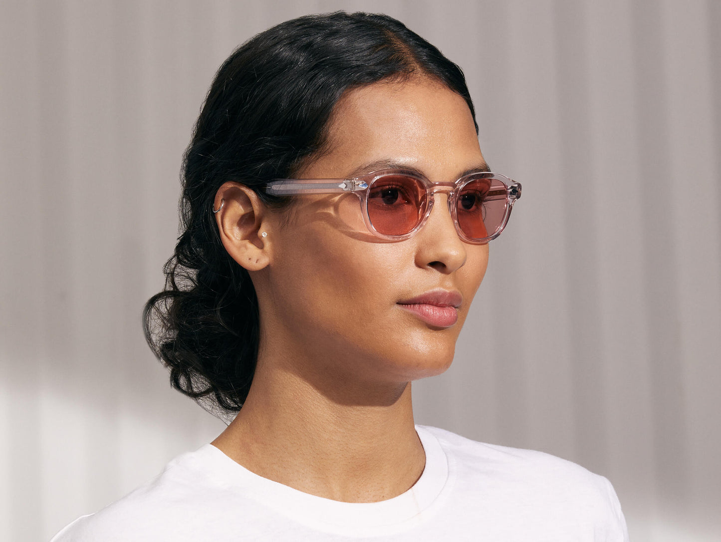 Moscot Lemtosh Monochrome Blush Sunglasses