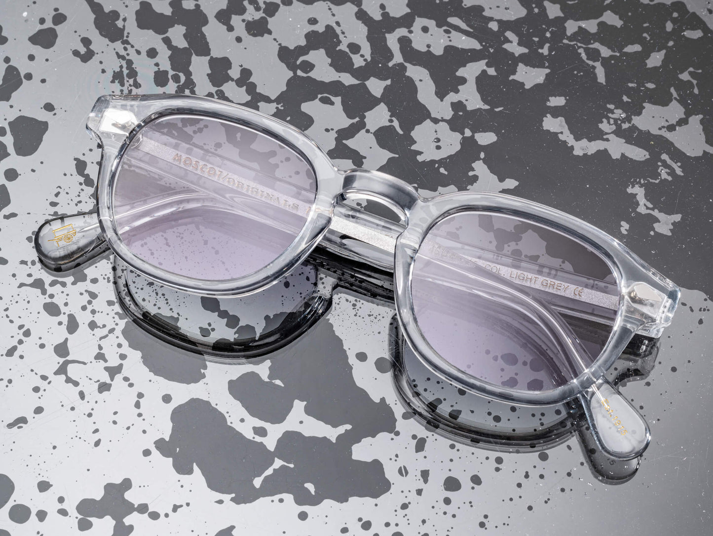 Moscot Lemtosh Monochrome Light Grey Sunglasses