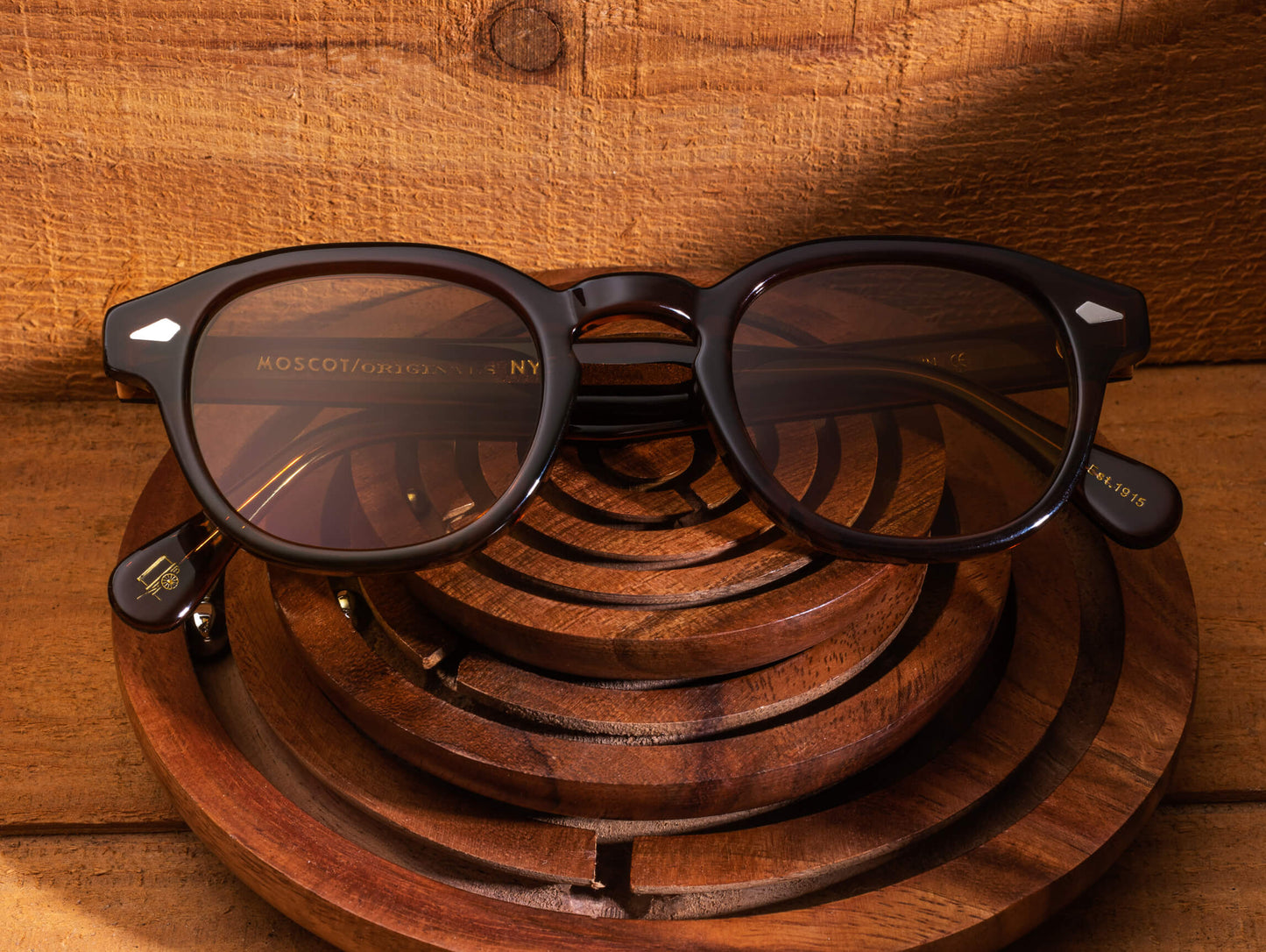 Moscot Lemtosh Monochrome Brown Sunglasses