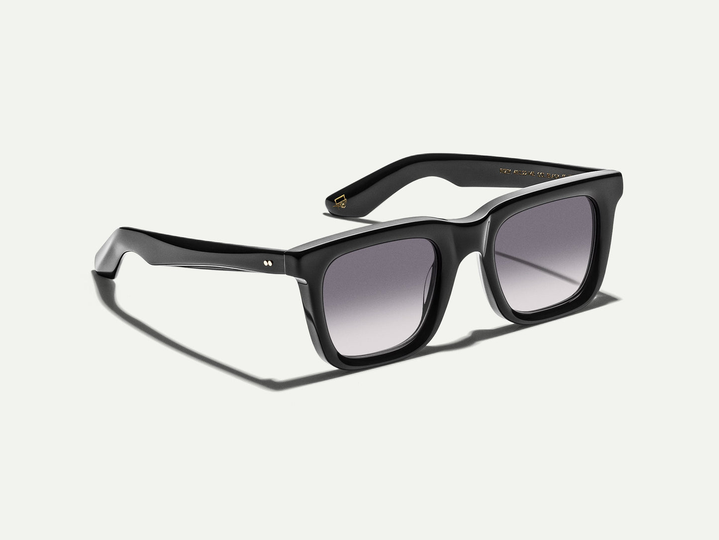 Moscot Rizik Black With Custom Made Tints Sunglasses