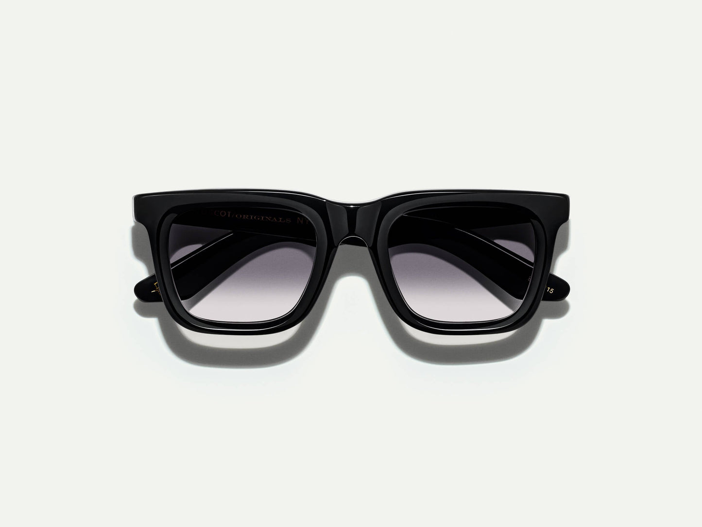 Moscot Rizik Black With Custom Made Tints Sunglasses