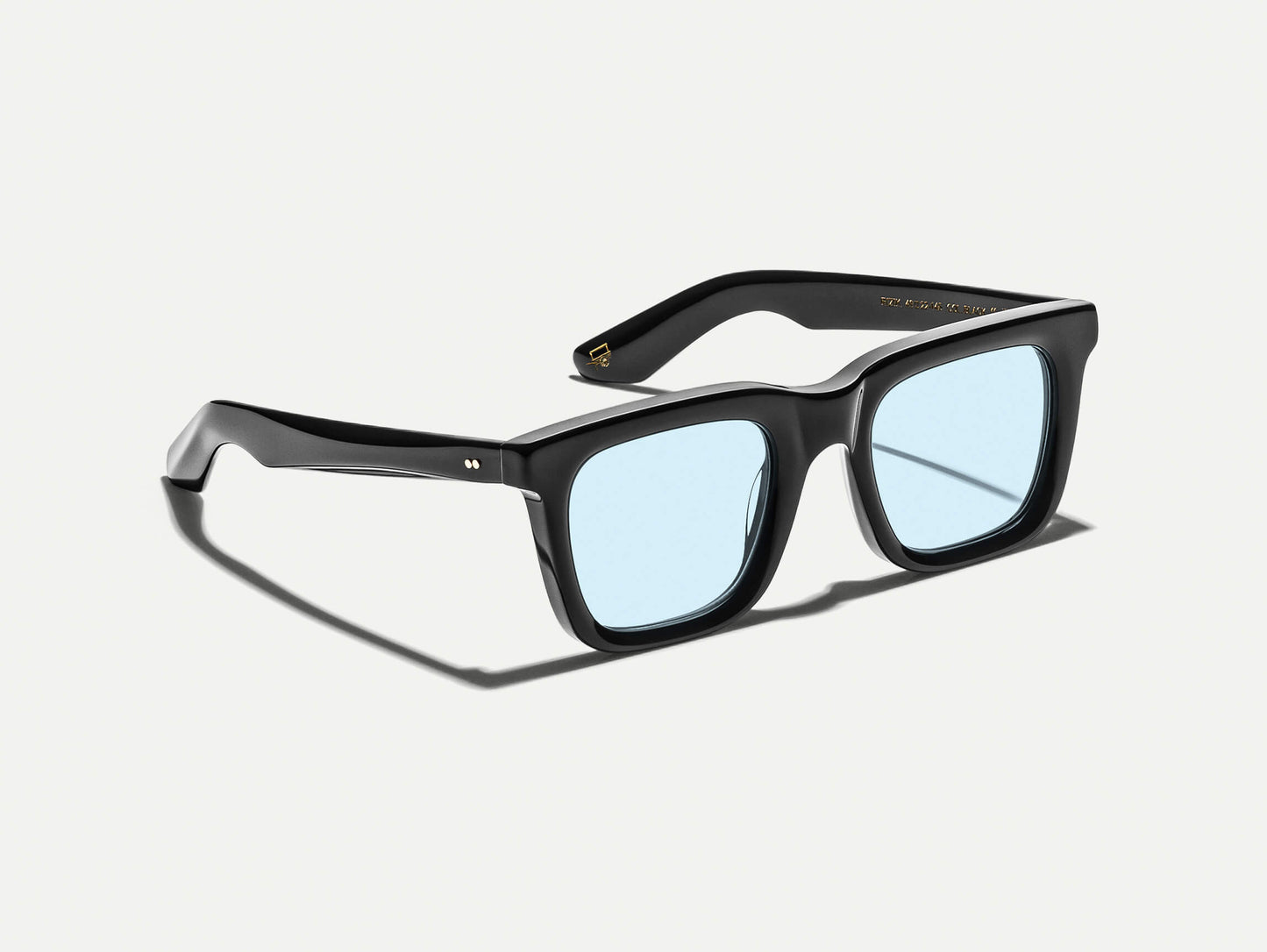 Moscot Rizik Black With Custom Made Tints Sunglasses