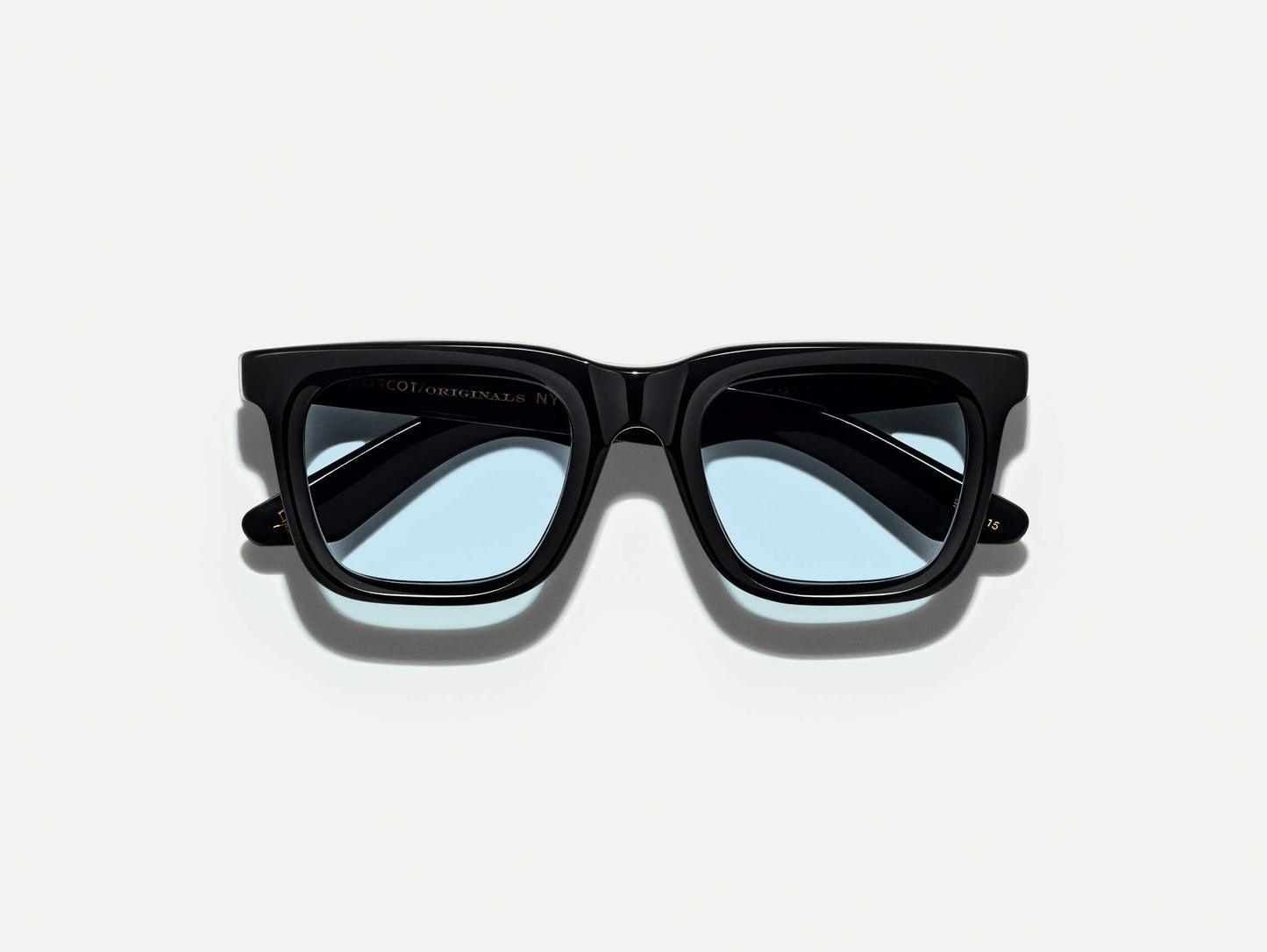 Moscot Rizik Black With Custom Made Tints Sunglasses