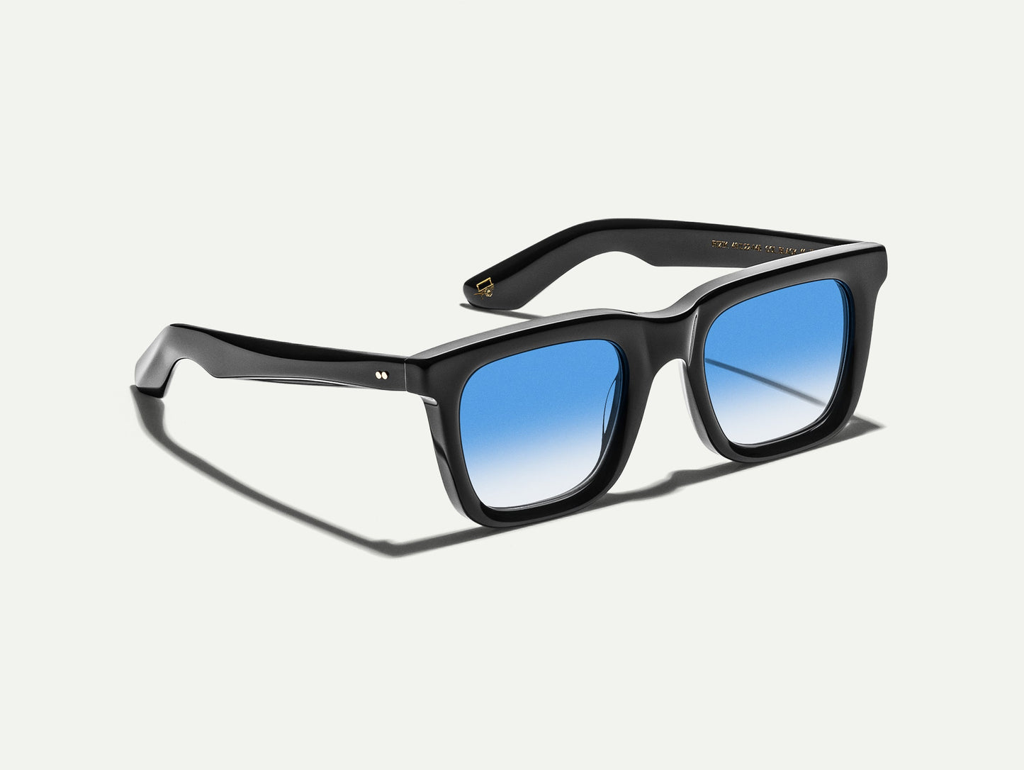 Moscot Rizik Black With Custom Made Tints Sunglasses