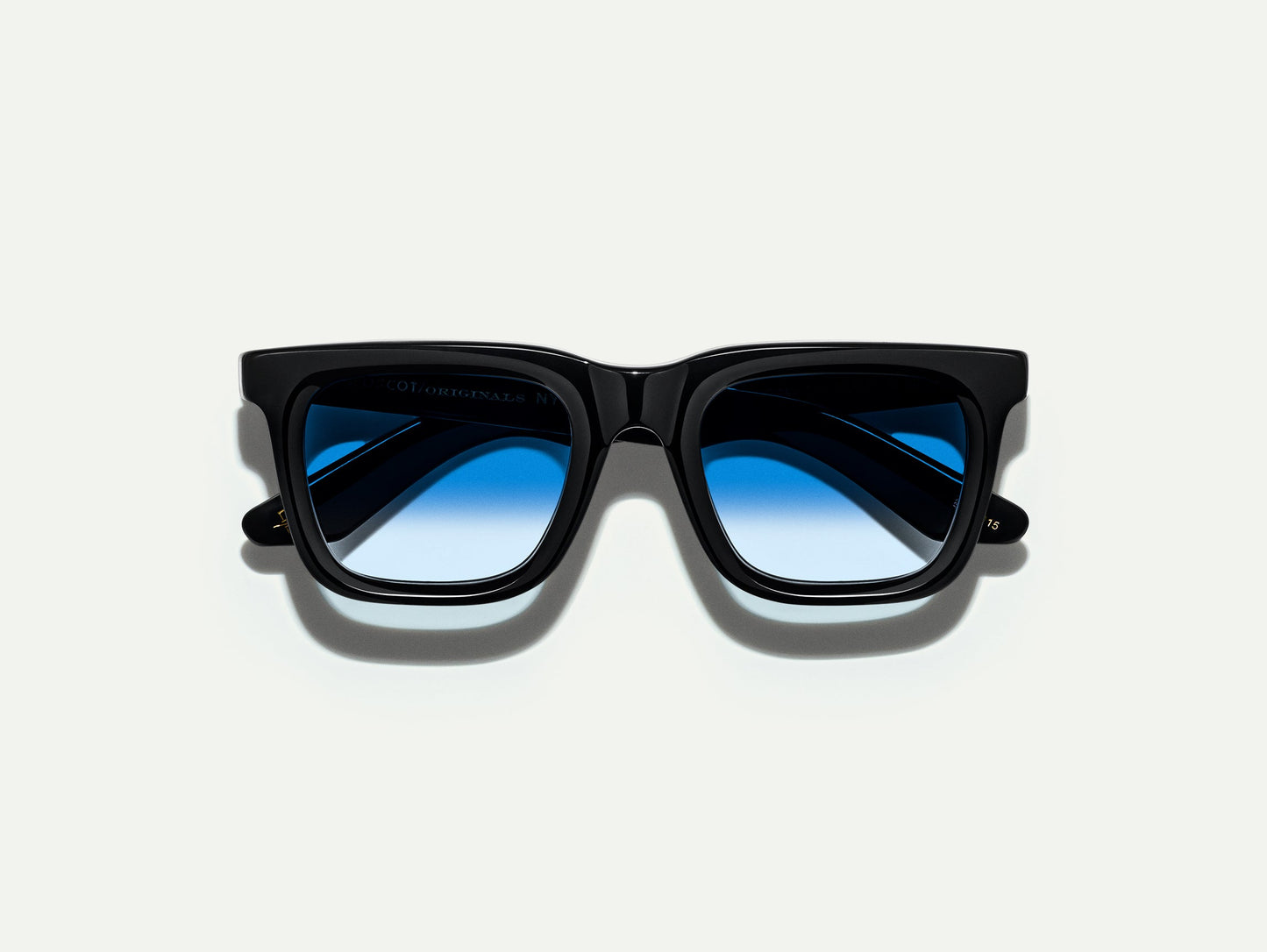 Moscot Rizik Black With Custom Made Tints Sunglasses