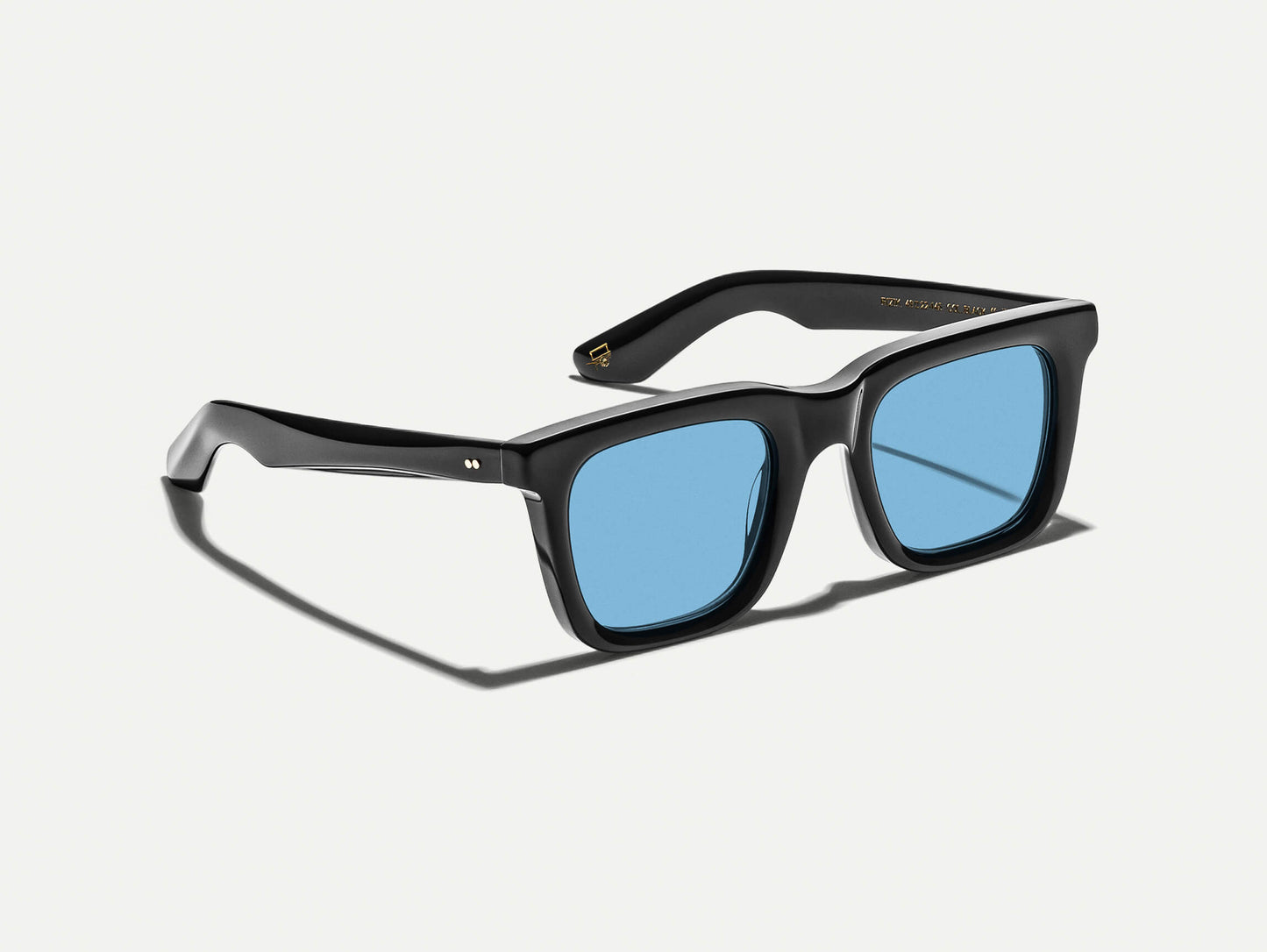 Moscot Rizik Black With Custom Made Tints Sunglasses