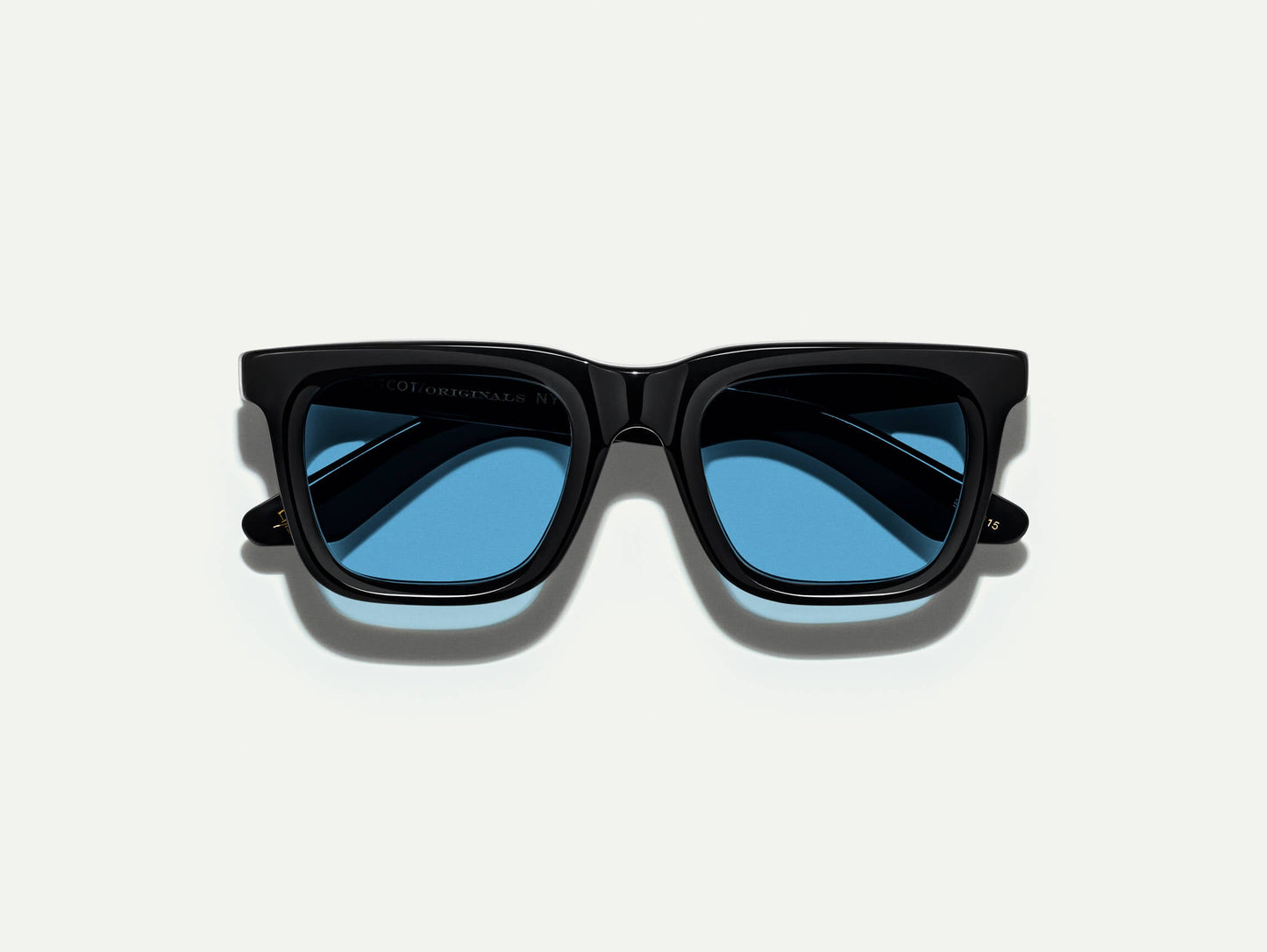 Moscot Rizik Black With Custom Made Tints Sunglasses