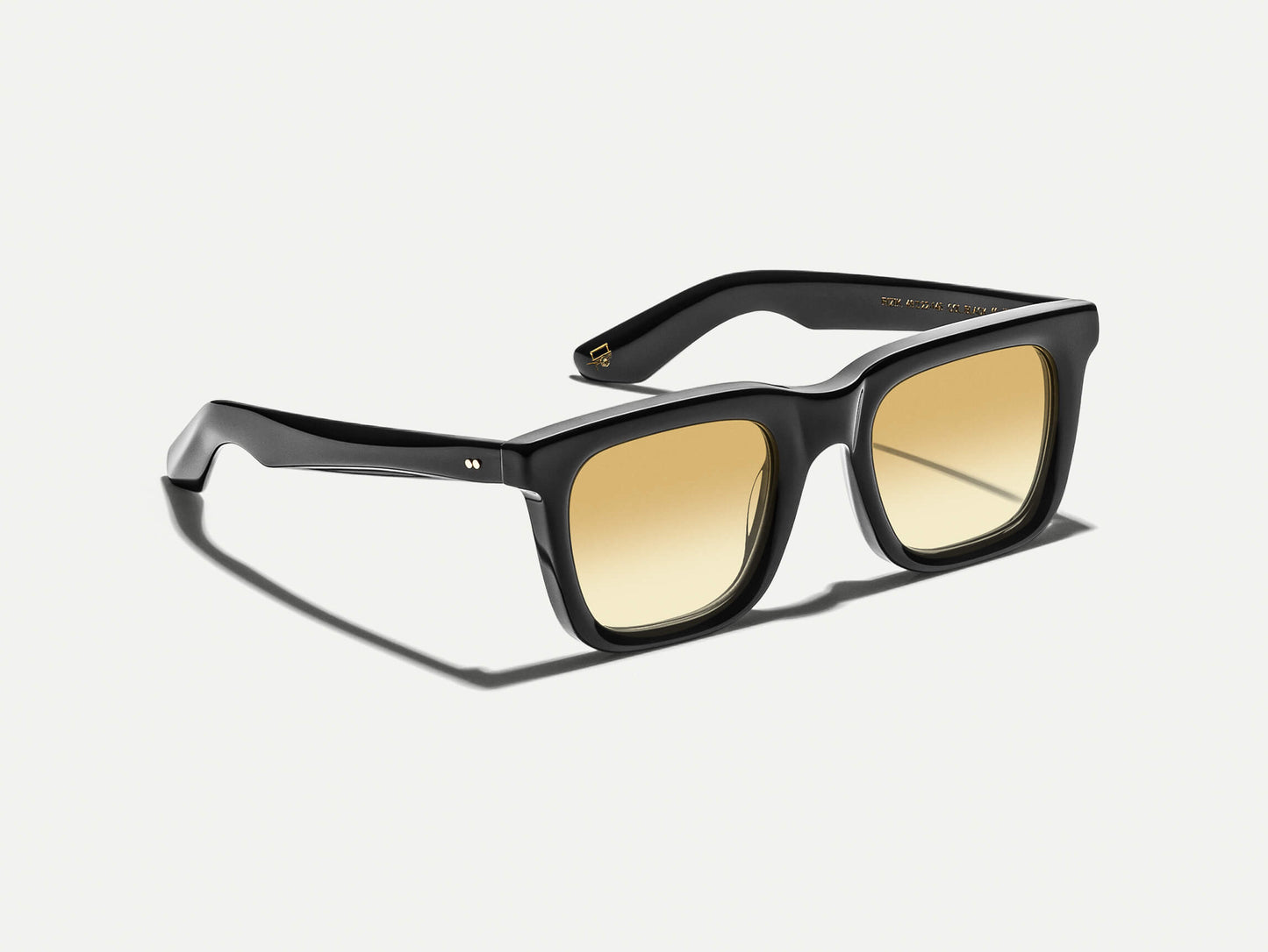 Moscot Rizik Black With Custom Made Tints Sunglasses