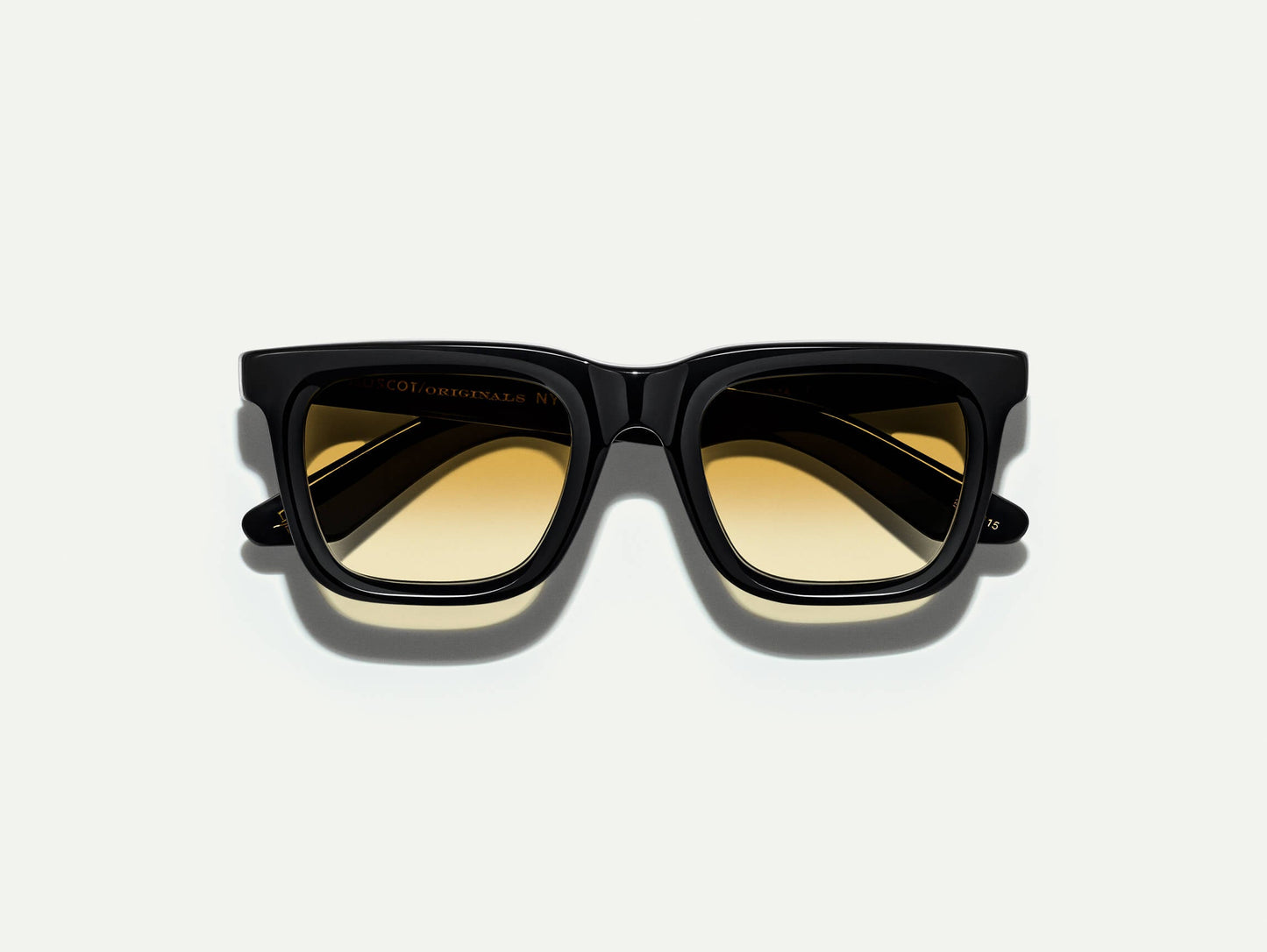 Moscot Rizik Black With Custom Made Tints Sunglasses