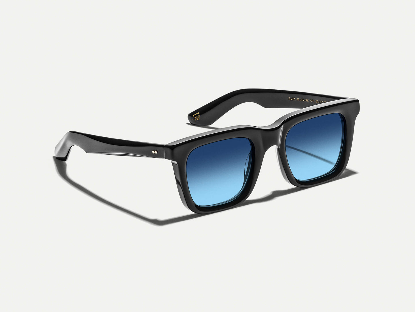Moscot Rizik Black With Custom Made Tints Sunglasses
