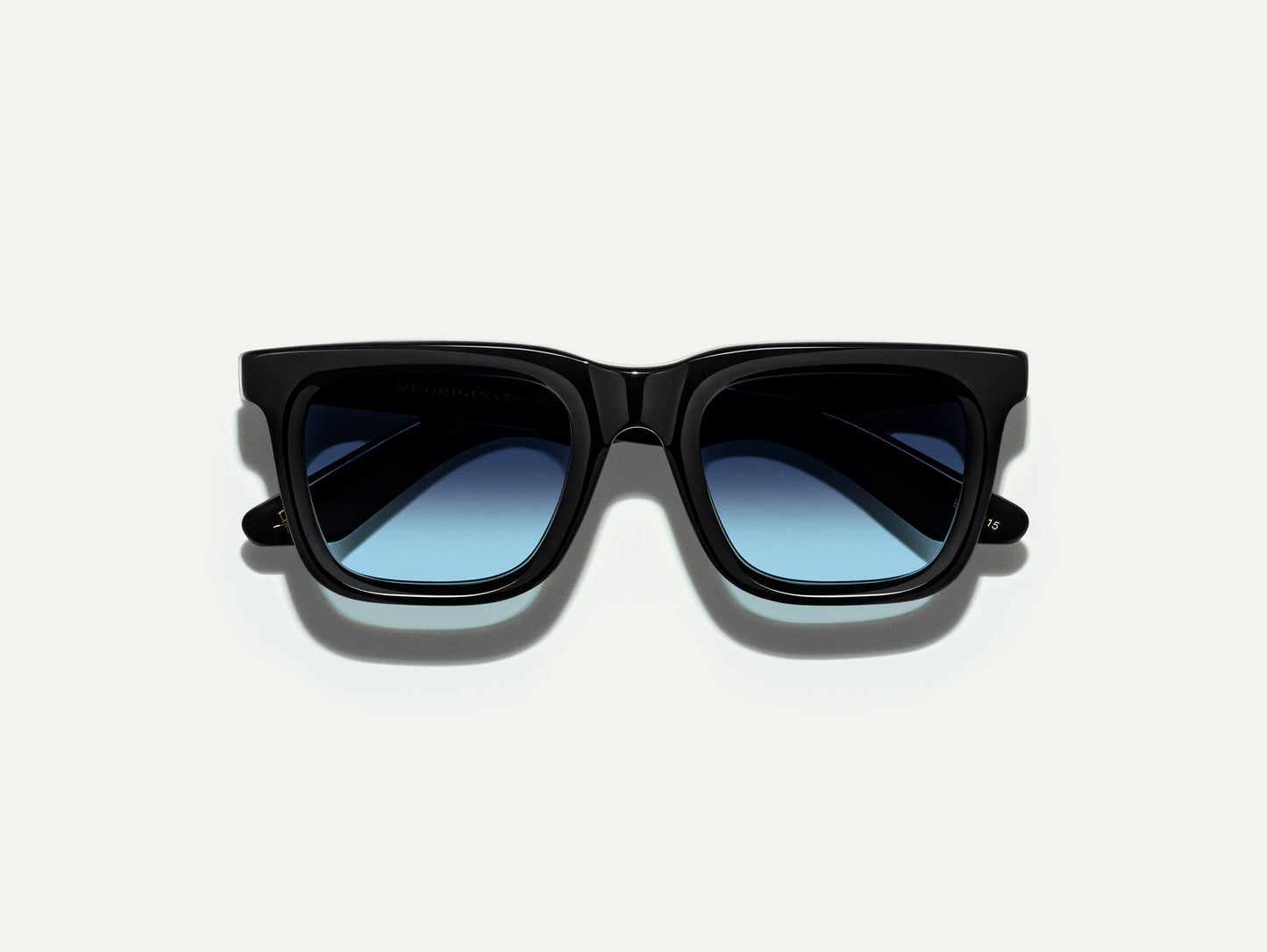 Moscot Rizik Black With Custom Made Tints Sunglasses