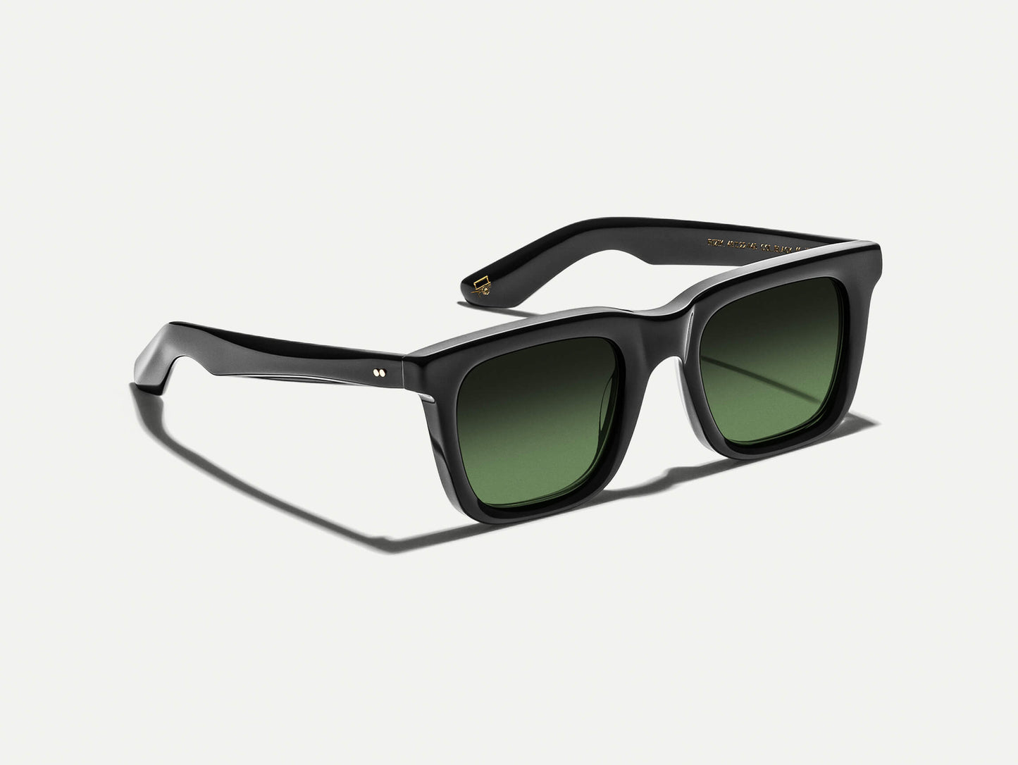 Moscot Rizik Black With Custom Made Tints Sunglasses