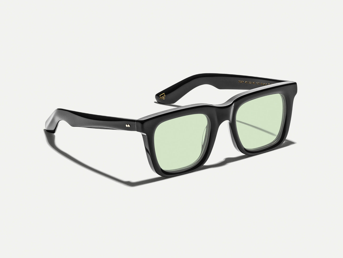 Moscot Rizik Black With Custom Made Tints Sunglasses