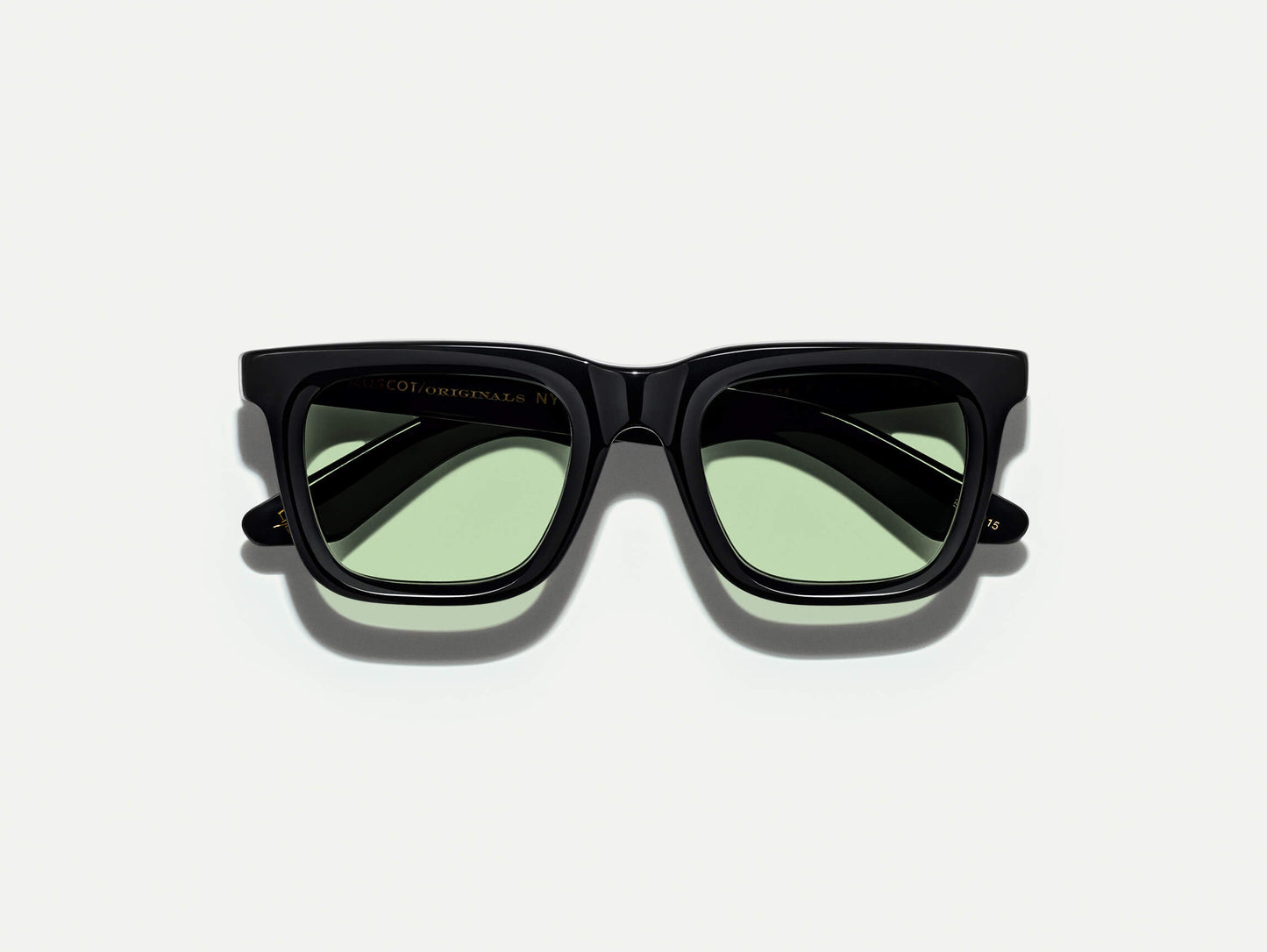 Moscot Rizik Black With Custom Made Tints Sunglasses