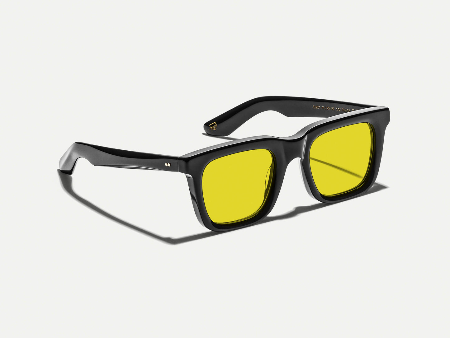 Moscot Rizik Black With Custom Made Tints Sunglasses