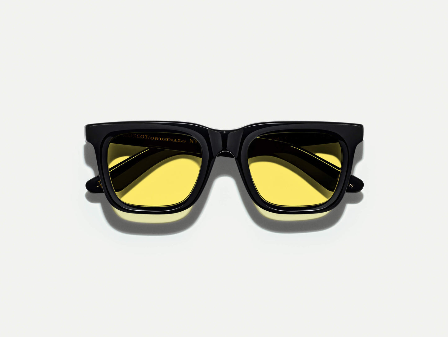 Moscot Rizik Black With Custom Made Tints Sunglasses