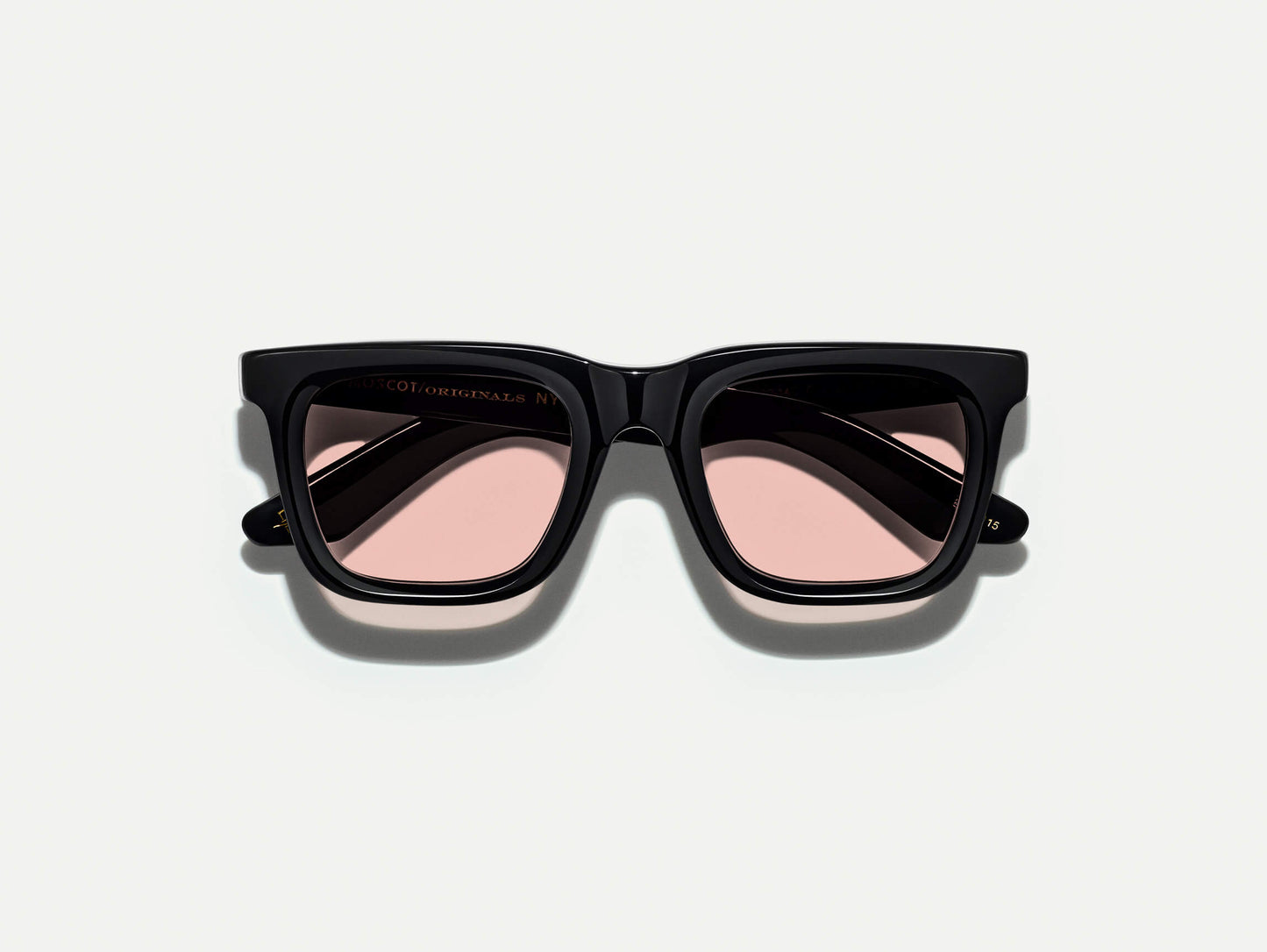 Moscot Rizik Black With Custom Made Tints Sunglasses