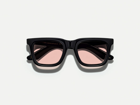 Moscot Rizik Black With Custom Made Tints Sunglasses