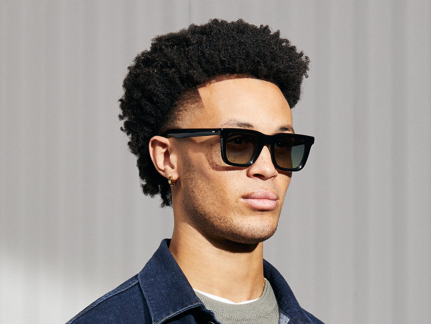 Moscot Rizik Black With Custom Made Tints Sunglasses