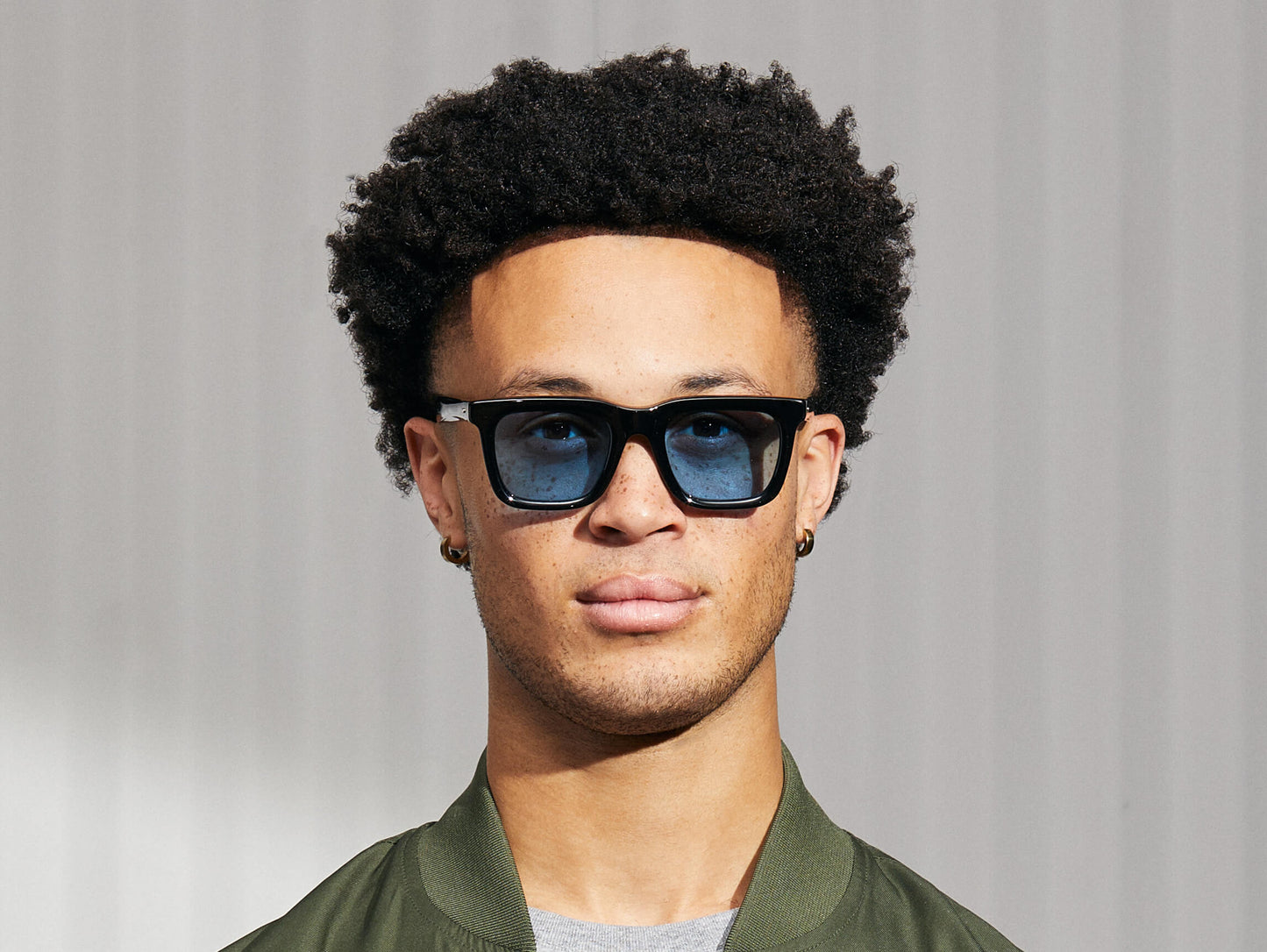 Moscot Rizik Black With Custom Made Tints Sunglasses