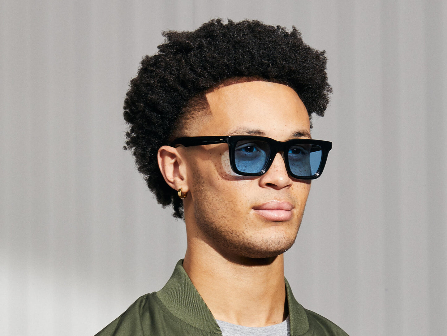 Moscot Rizik Black With Custom Made Tints Sunglasses