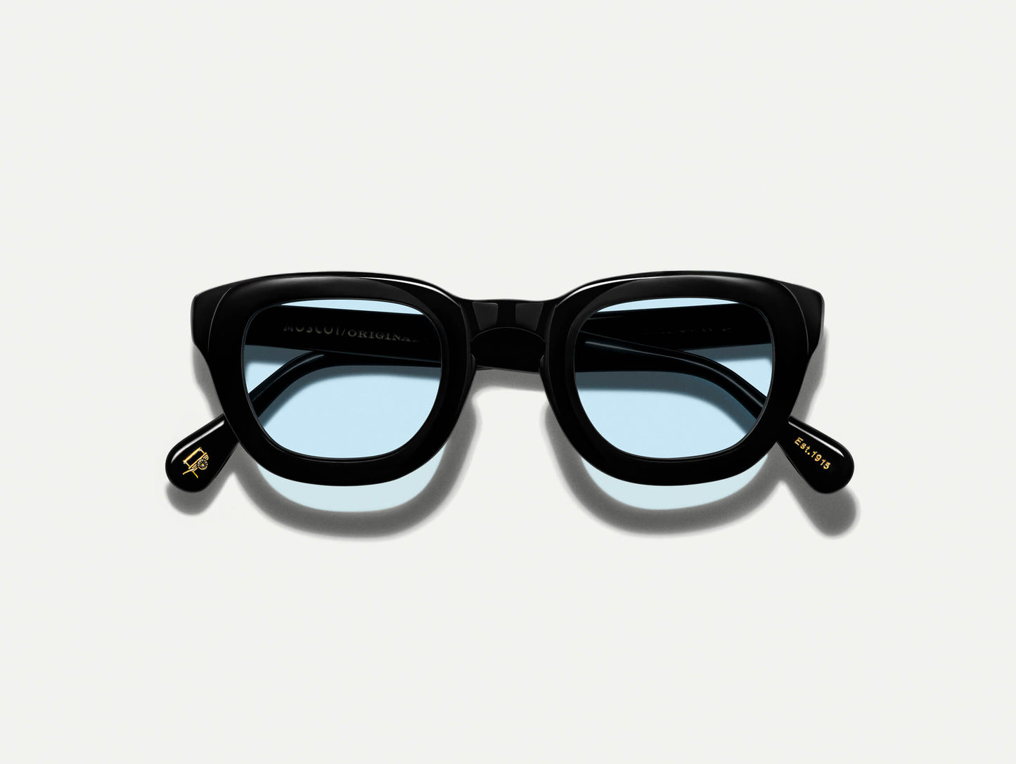Moscot Telena Black With Custom Made Tints Sunglasses