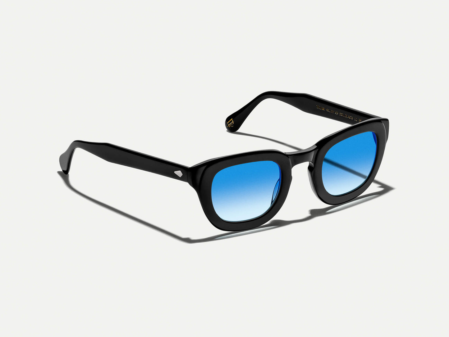 Moscot Telena Black With Custom Made Tints Sunglasses
