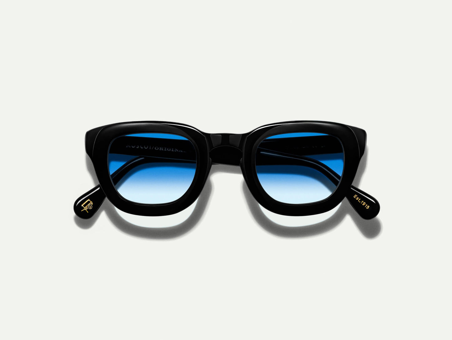 Moscot Telena Black With Custom Made Tints Sunglasses