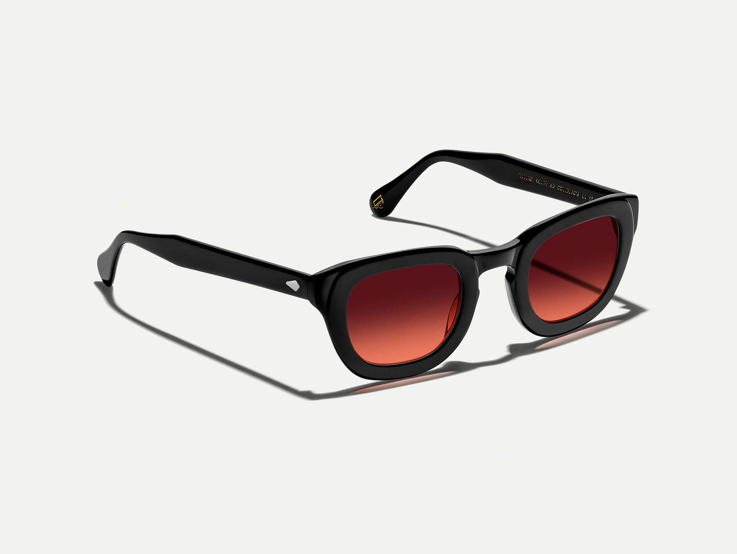 Moscot Telena Black With Custom Made Tints Sunglasses