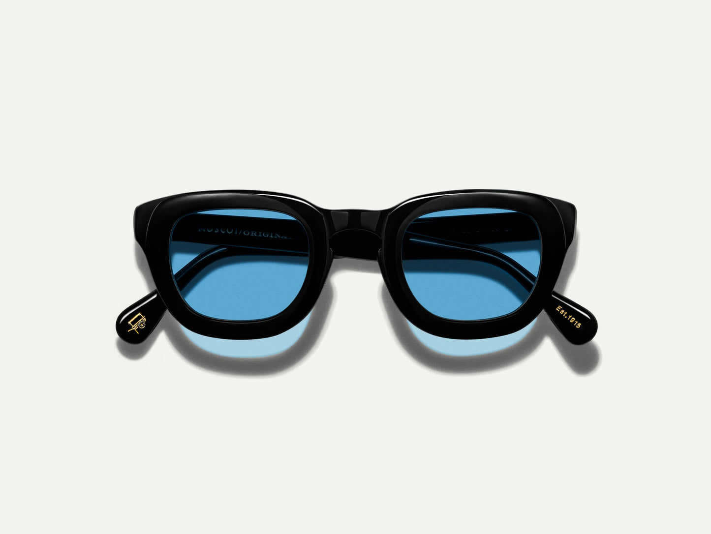 Moscot Telena Black With Custom Made Tints Sunglasses