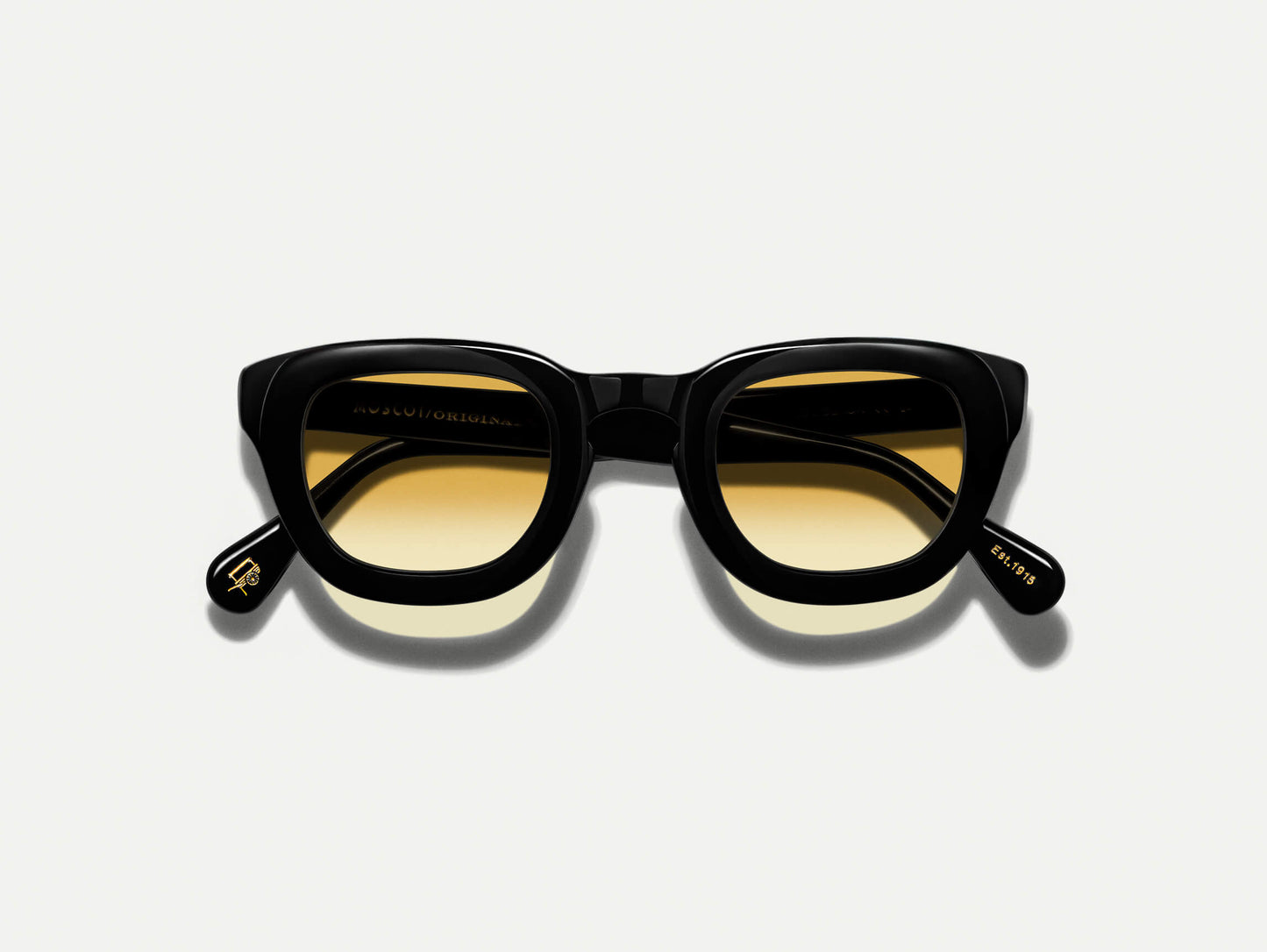 Moscot Telena Black With Custom Made Tints Sunglasses