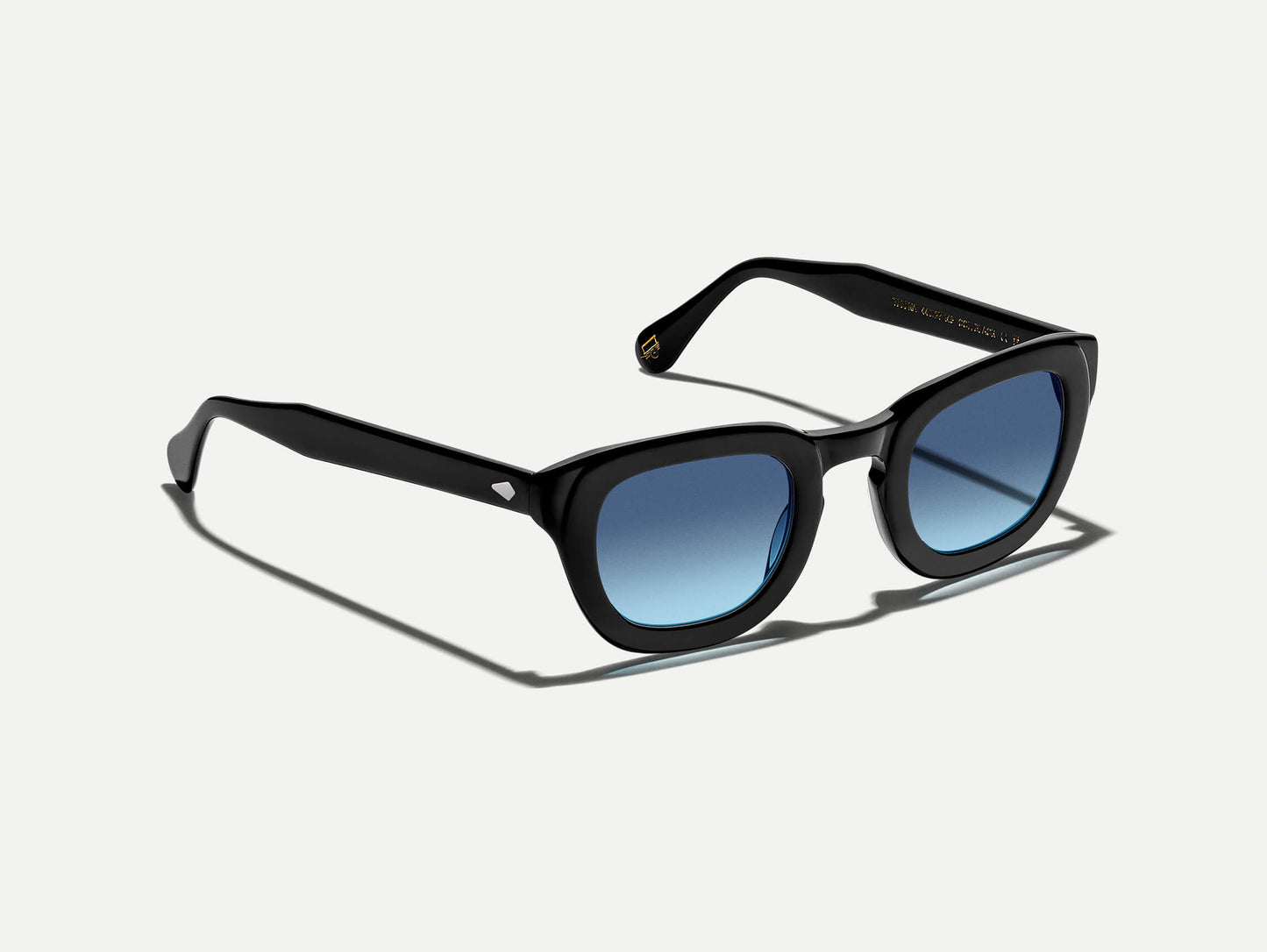 Moscot Telena Black With Custom Made Tints Sunglasses