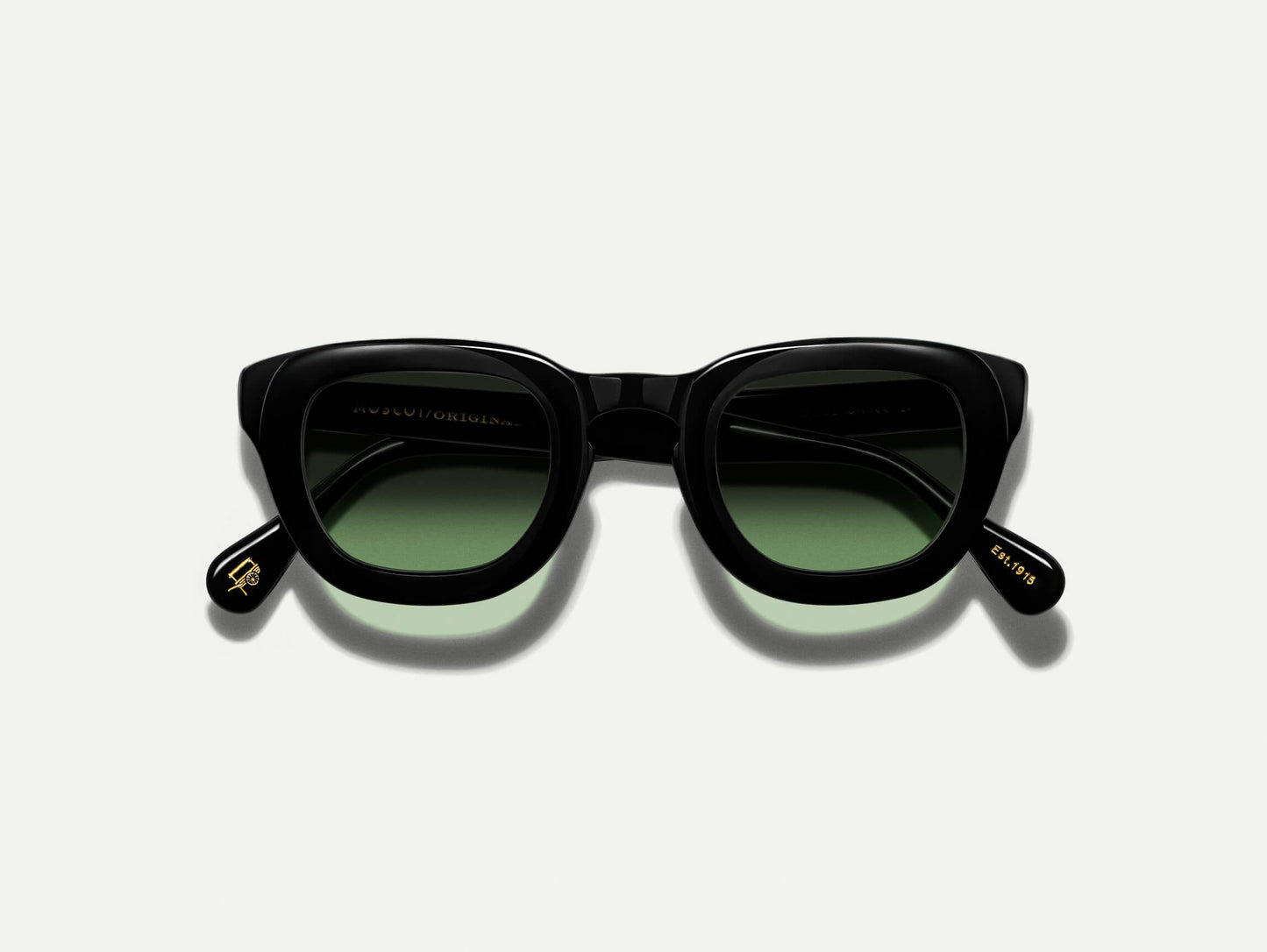 Moscot Telena Black With Custom Made Tints Sunglasses