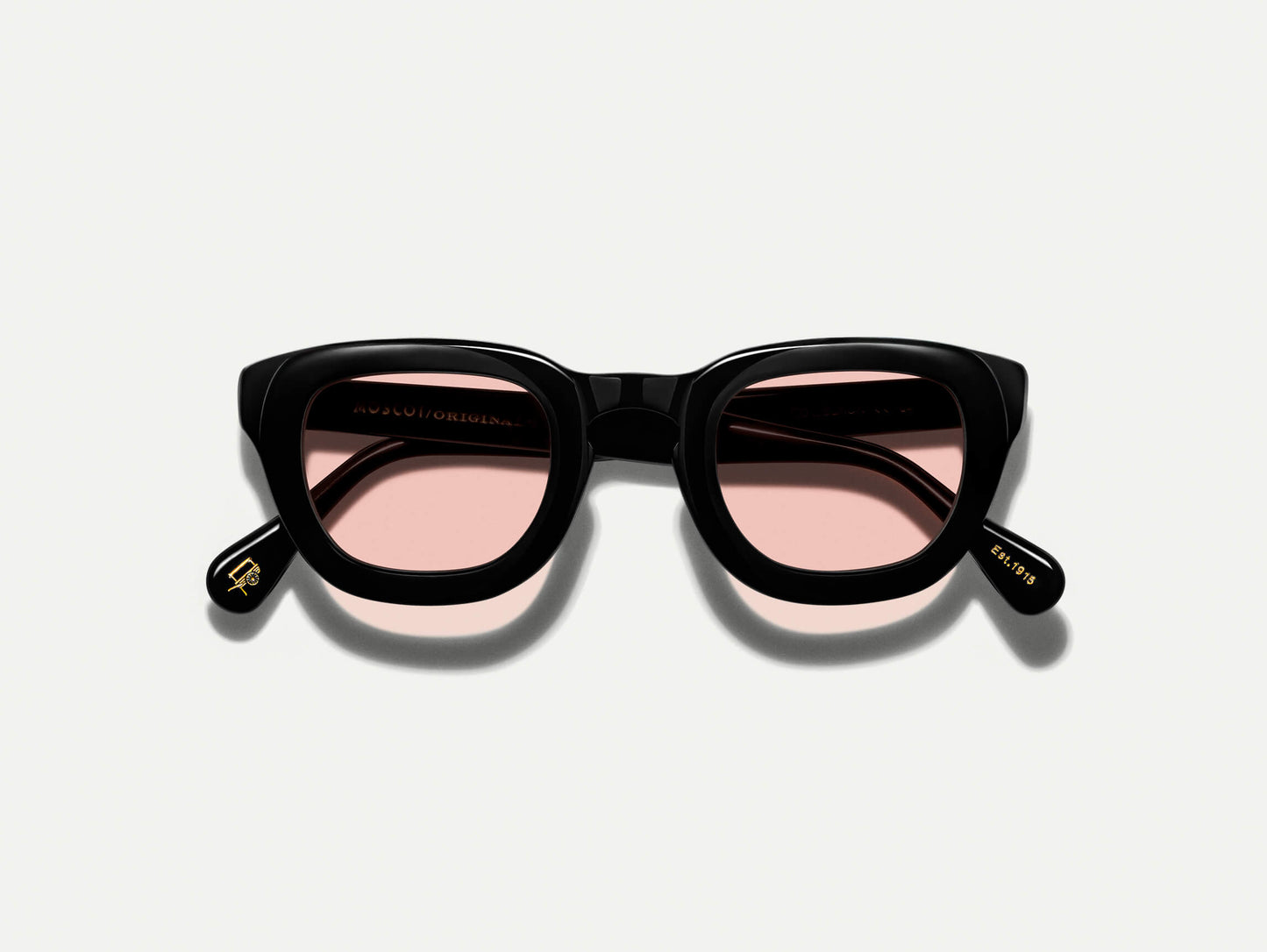 Moscot Telena Black With Custom Made Tints Sunglasses
