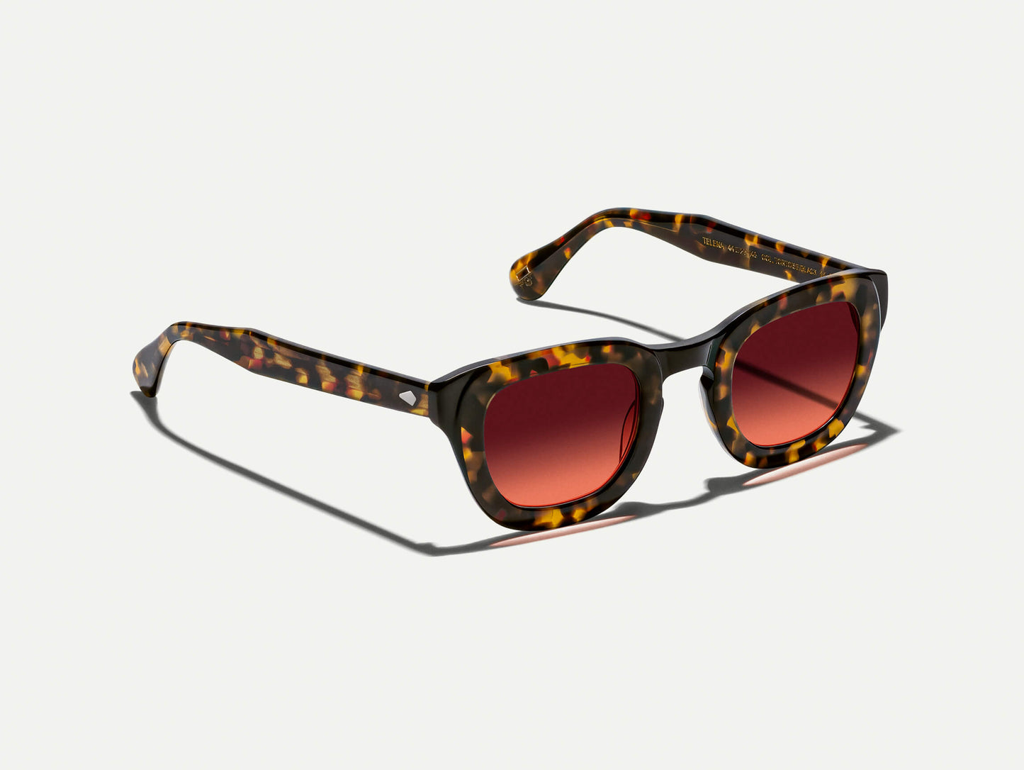 Moscot Telena Tortoise/Black With Custom Made Tints Sunglasses