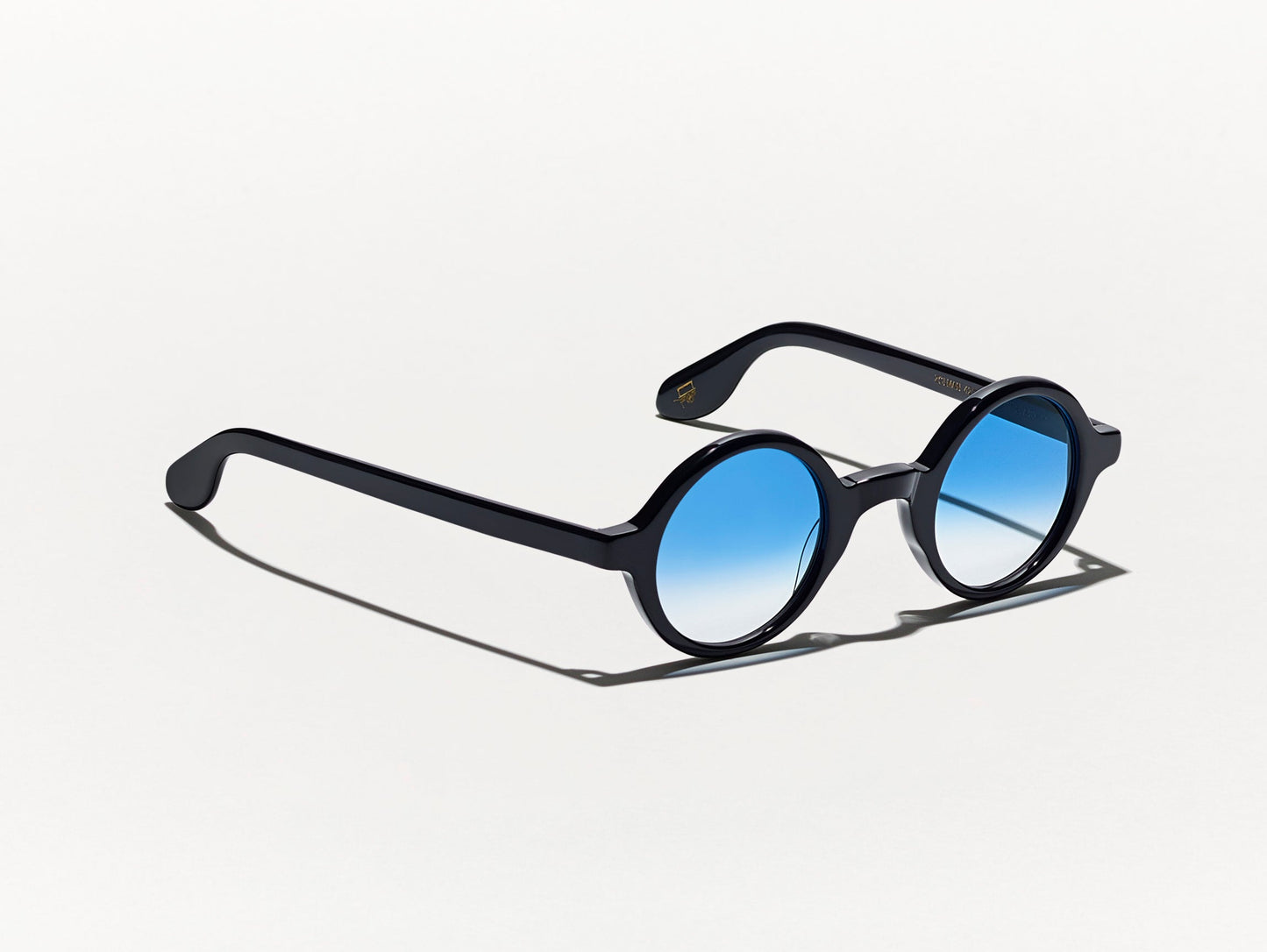 Moscot Zolman Black With Custom Made Tints Sunglasses