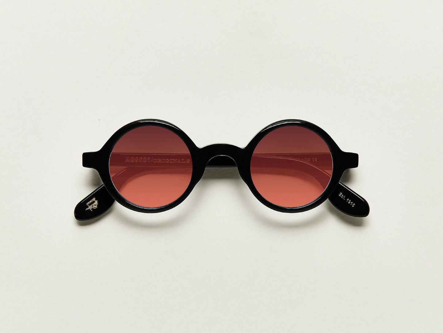 Moscot Zolman Black With Custom Made Tints Sunglasses