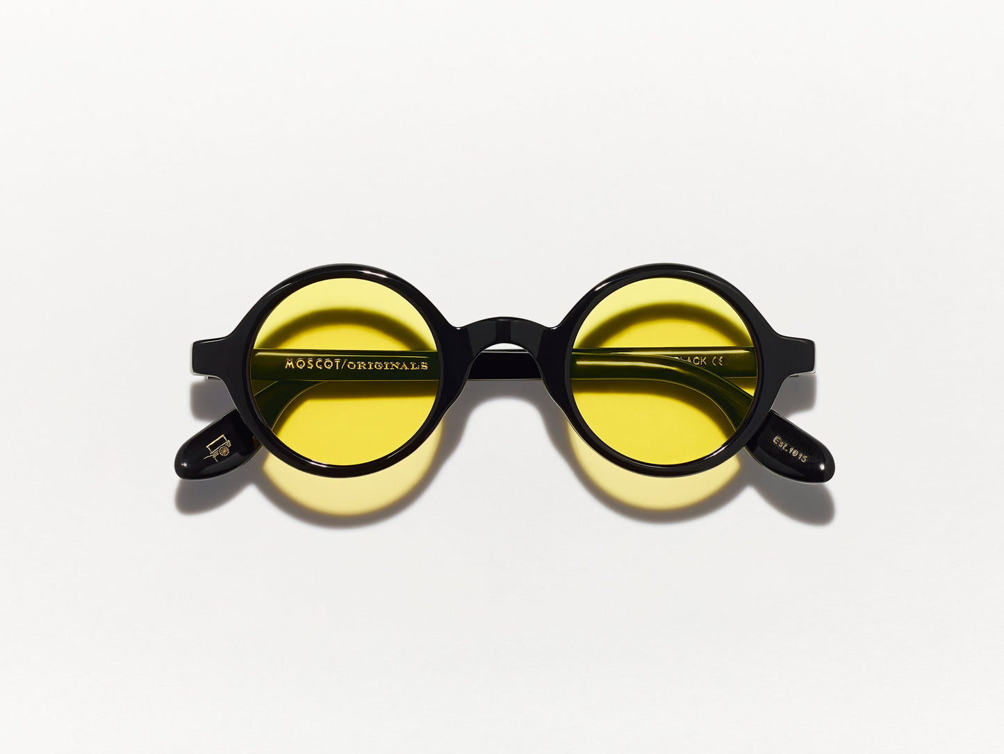 Moscot Zolman Black With Custom Made Tints Sunglasses