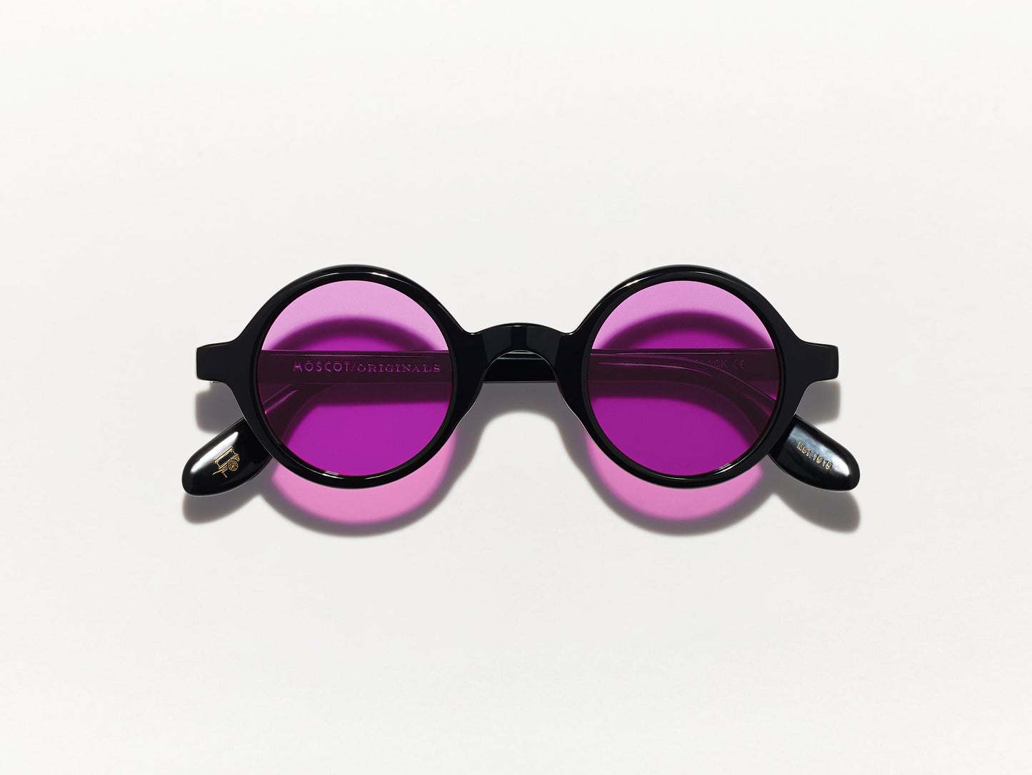 Moscot Zolman Black With Custom Made Tints Sunglasses